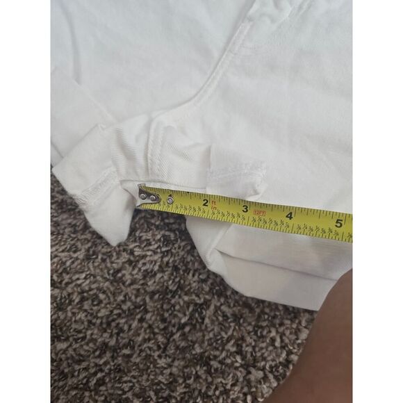 Wild Fable White Mom Shorts Size 18 – NWT High Rise 3” Inseam Plus Size Denim - Picture 7 of 10